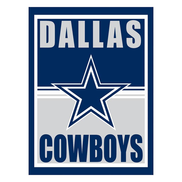 Evergreen Enterprises - Wholesale Sign - 15.5"L x 11.5"H Medium Metal Wall Sign, Dallas Cowboys