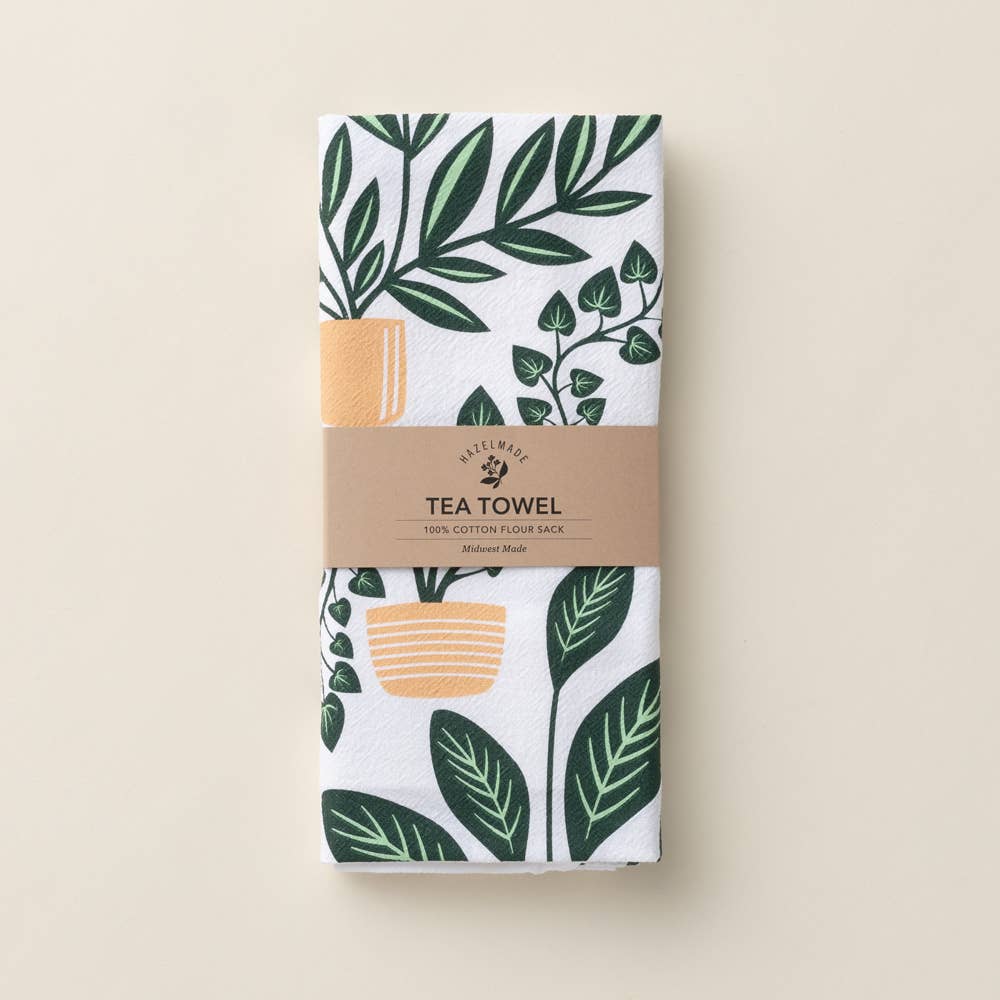 HAZELMADE® Tea Towels + Gifts - Wholesale Tea Towel - House Plants Tea Towel | Kitchen Decor2