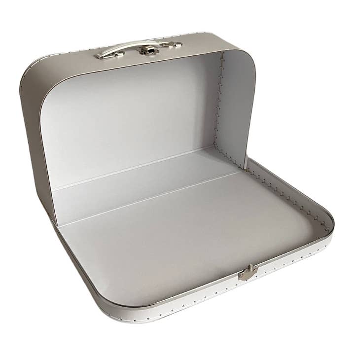 Kinderkoffertjes.nl - Wholesale Luggage - Kids - BASIC WHITE SUITCASE 35 cm