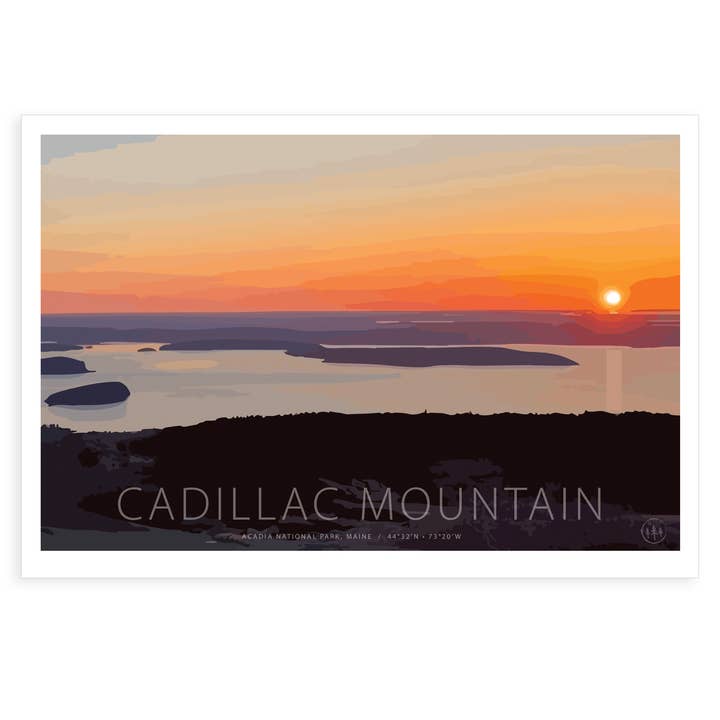Cadillac Mountain, Maine for wholesale by Forest City Designs