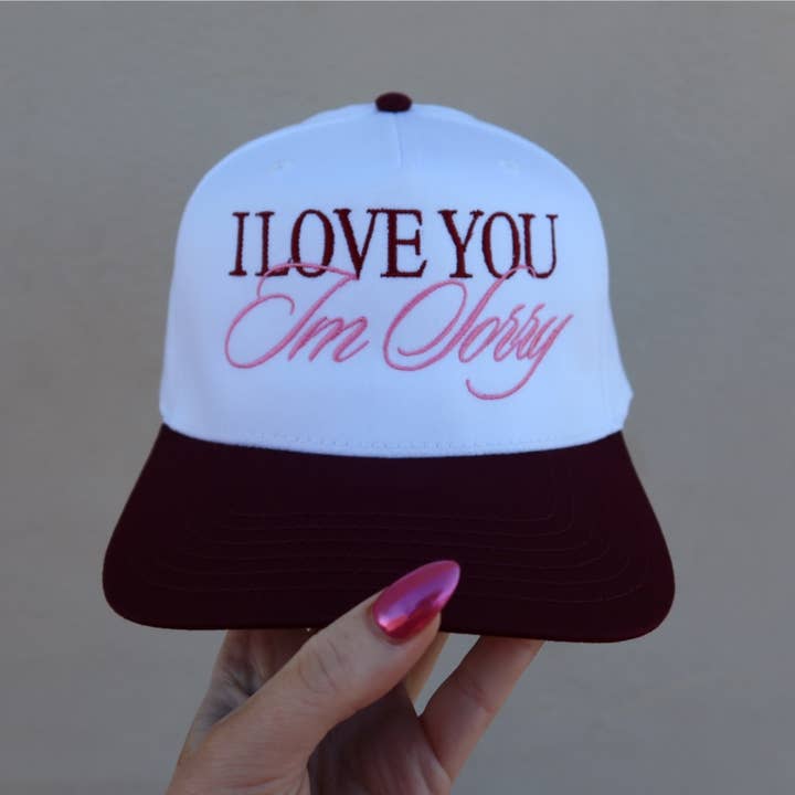 Made by Mariah - Wholesale Trucker Hat - Unisex - I Love You I'm Sorry Vintage Trucker Hat3