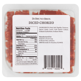 Di Bruno Bros. - Wholesale Sausage - Diced Chorizo1