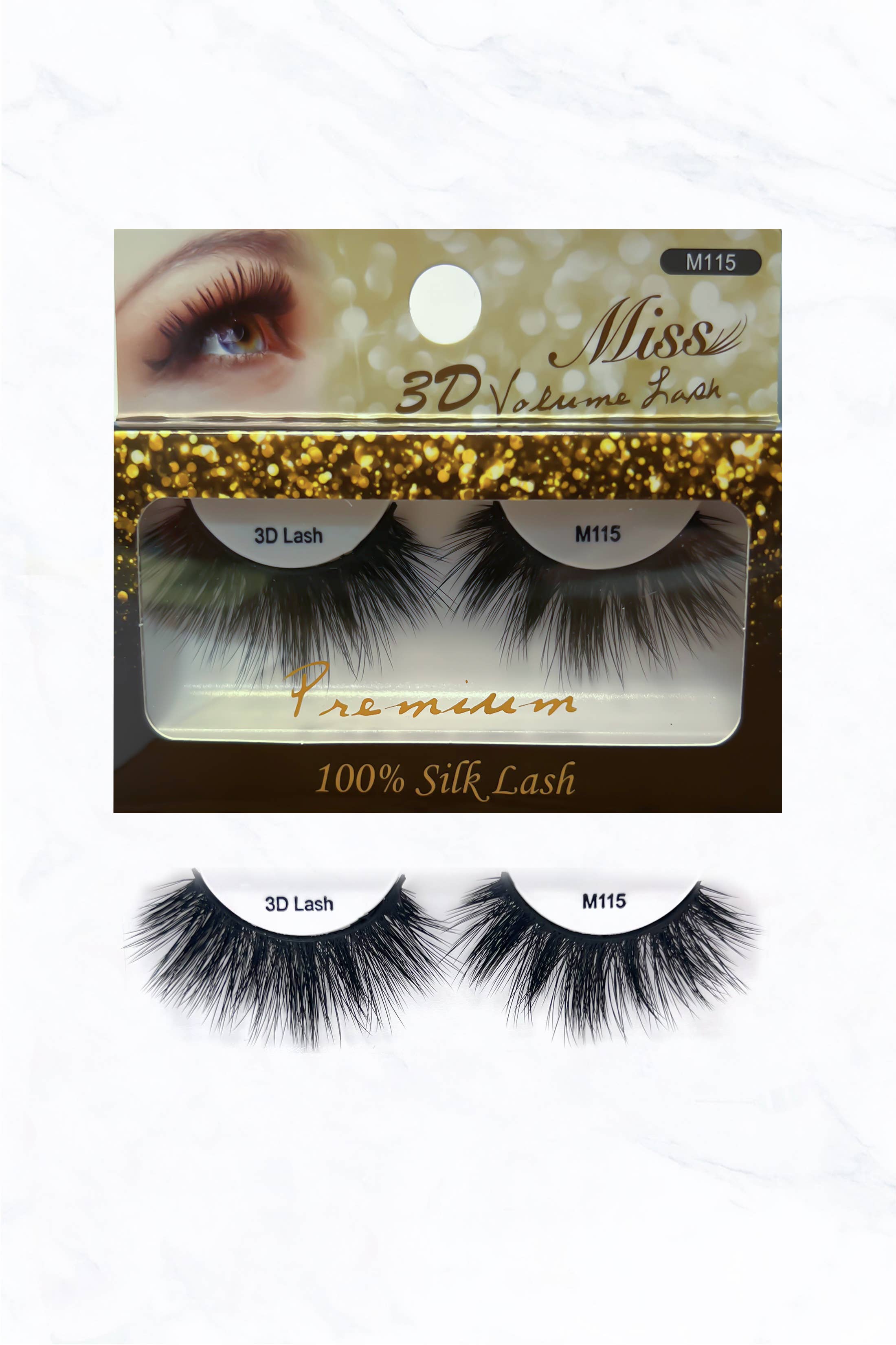 Suzie Q USA - Wholesale False/Fake Eyelashes - Miss 3D Volume Lash 224ELM-35