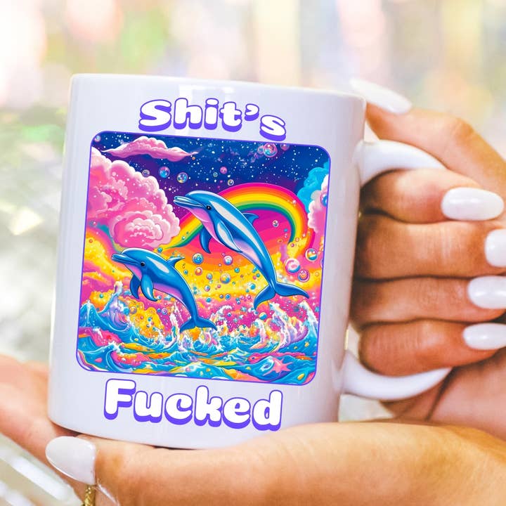 Tasse sarcastique "C'est la merde" pour la vente par Ace the Pitmatian Co