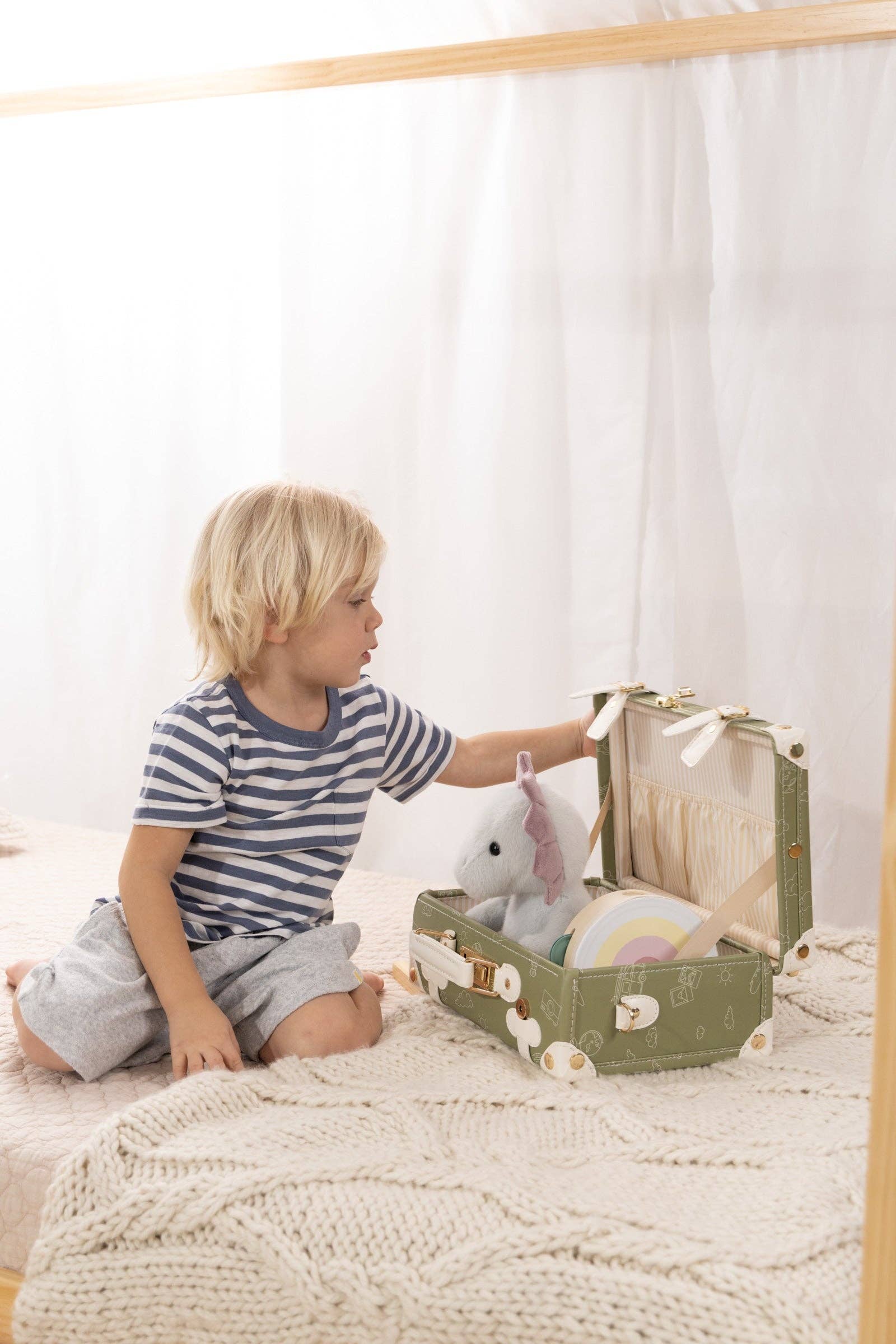 Coco Village – wholesale Toy set – Kids – Vegan Leather Play Suitcase - Travel7