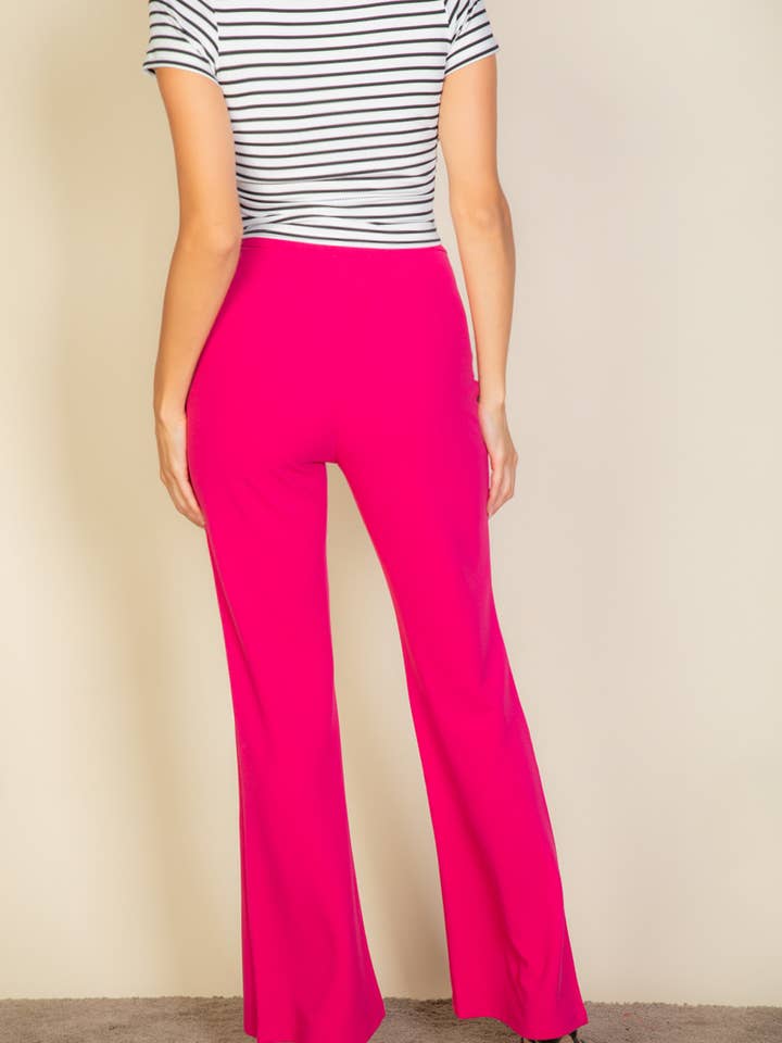 CAPELLA APPAREL - Wholesale Pants - Women's - High Waist Stretch Crepe Flare Pants20