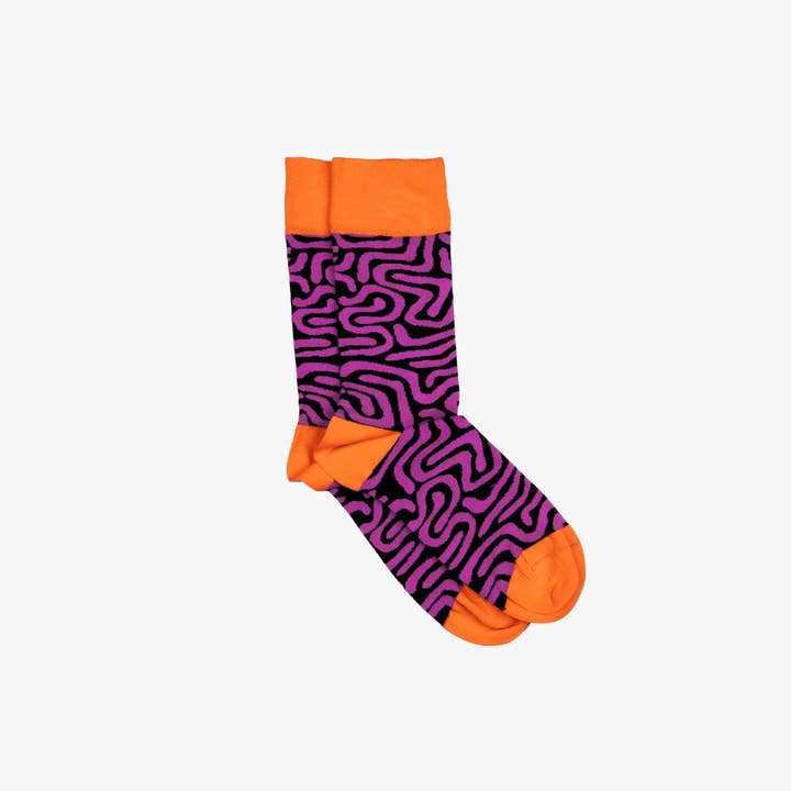 Afropop - Wholesale Socks – Unisex - Roots Purple1