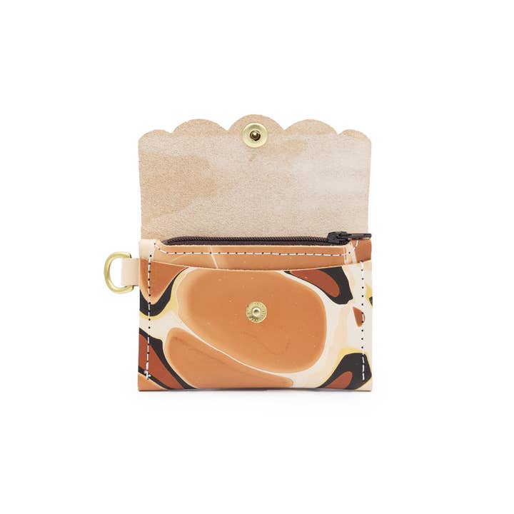 Glad & Young Studio - Wholesale Wallet - Women's - Dot Wallet - Marbled Neutral5