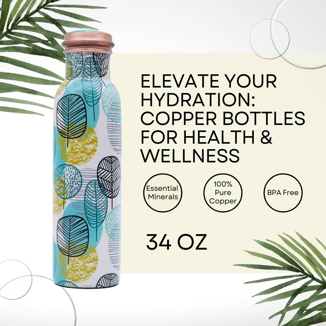 Perilla Home - Wholesale Water Bottle - Henna Colorful Copper Bottle (1L)6