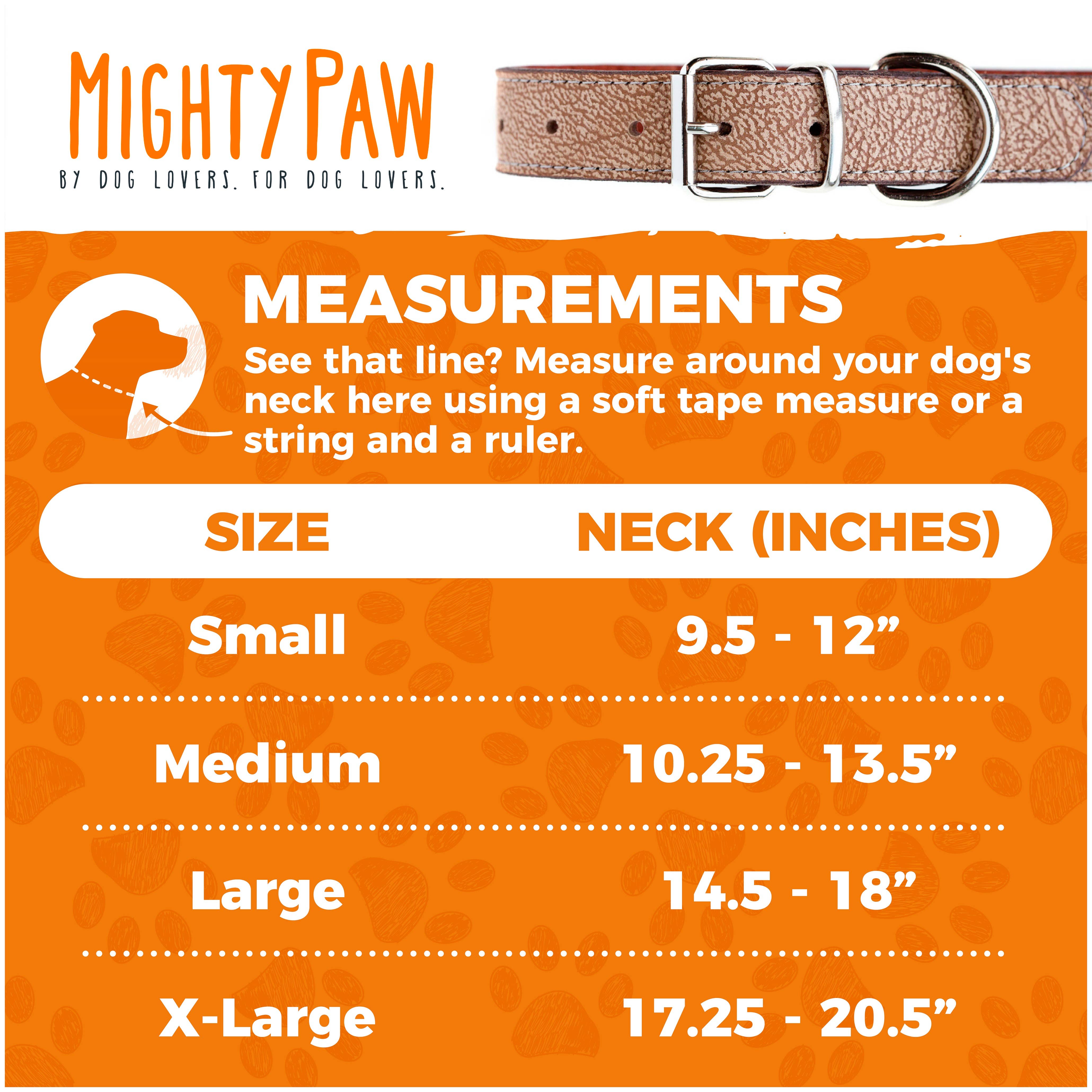 Mighty Paw - Wholesale Pet Collar - Dog - Leather Dog Collar - Distressed19
