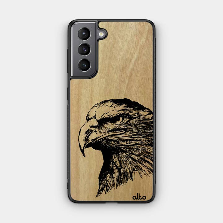 Anigre Wood | Protective Samsung Phone Case - Eagle Design for wholesale by Alto Collective