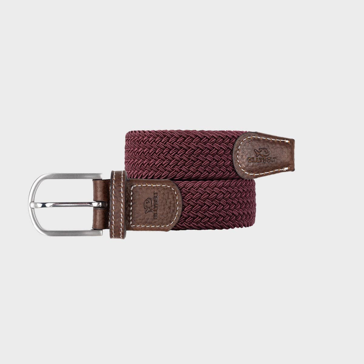 BILLYBELT - Vendita all'ingrosso Cintura - Uomo - Cintura intrecciata elastica color vinaccia0
