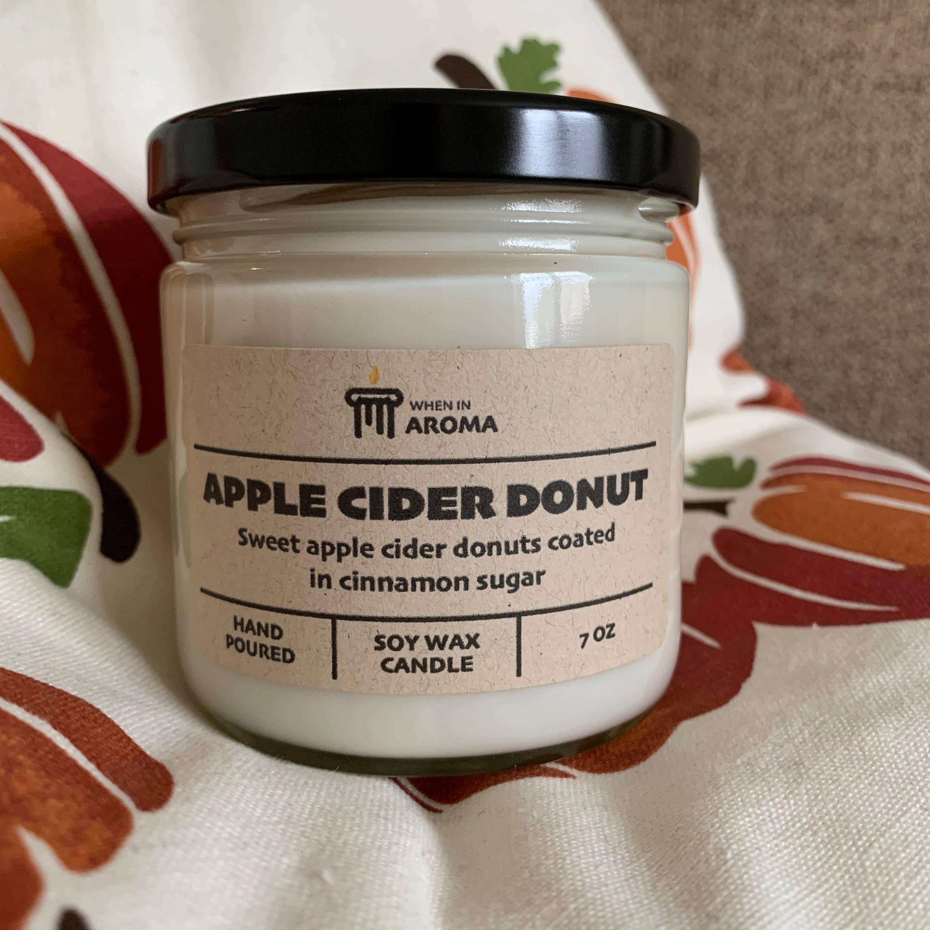 When In Aroma Candle Company - Wholesale Jar/Filled Candle - Apple Cider Donut Soy Candle2