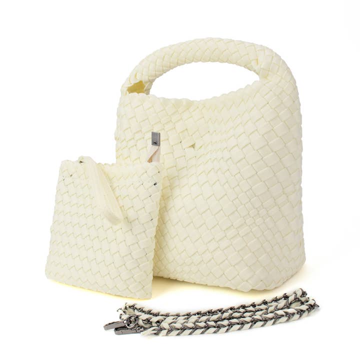 Babs + Birdie - Wholesale Crossbody Bag - Women's - The Chloe | Small Woven Crossbody Tote