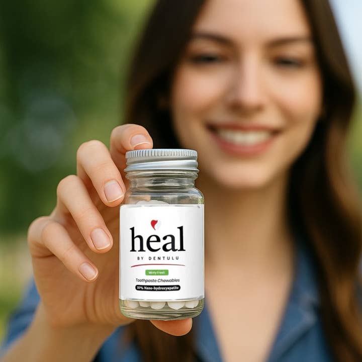 DENTULU - Wholesale Toothpaste - Heal- Toothpaste Chewable Bites - Minty Fresh4