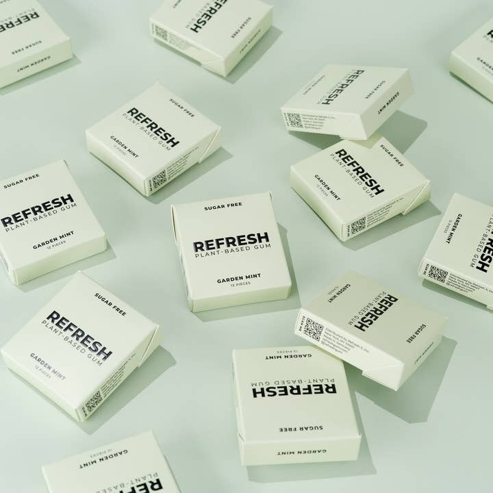 Refresh Gum - Wholesale Chewing Gum - Garden Mint Gum (12 Pack)4