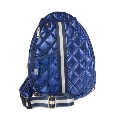 Lemonbella – wholesale Sports bag – Unisex – Jillian Pickle Ball Sling Non Volley Navy- Closeout Deal4
