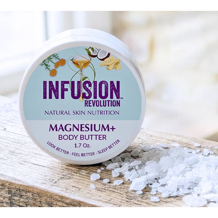 Magnesium+ Body Butter for wholesale by INFUSION REVOLUTION SKINCARE