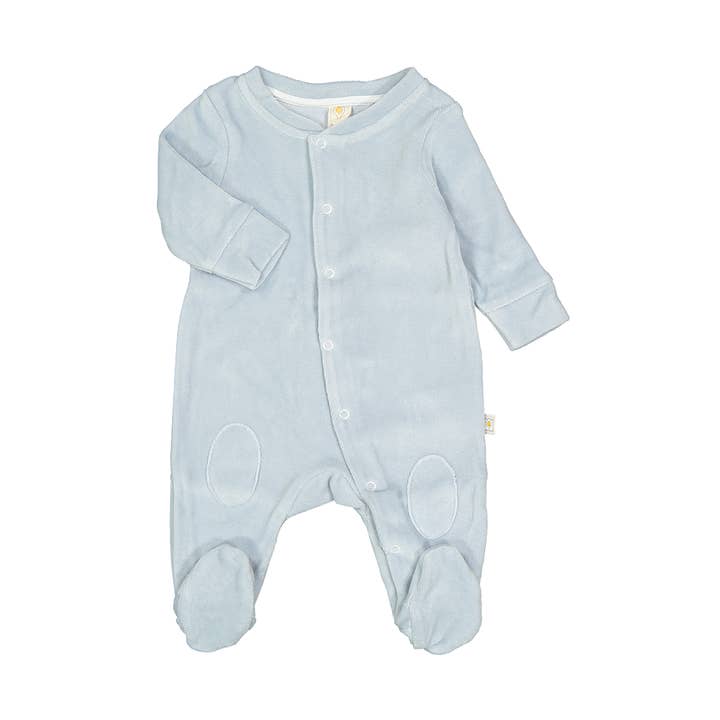 Macacão de chenille de algodão orgânico para bebê por atacado de Filobio