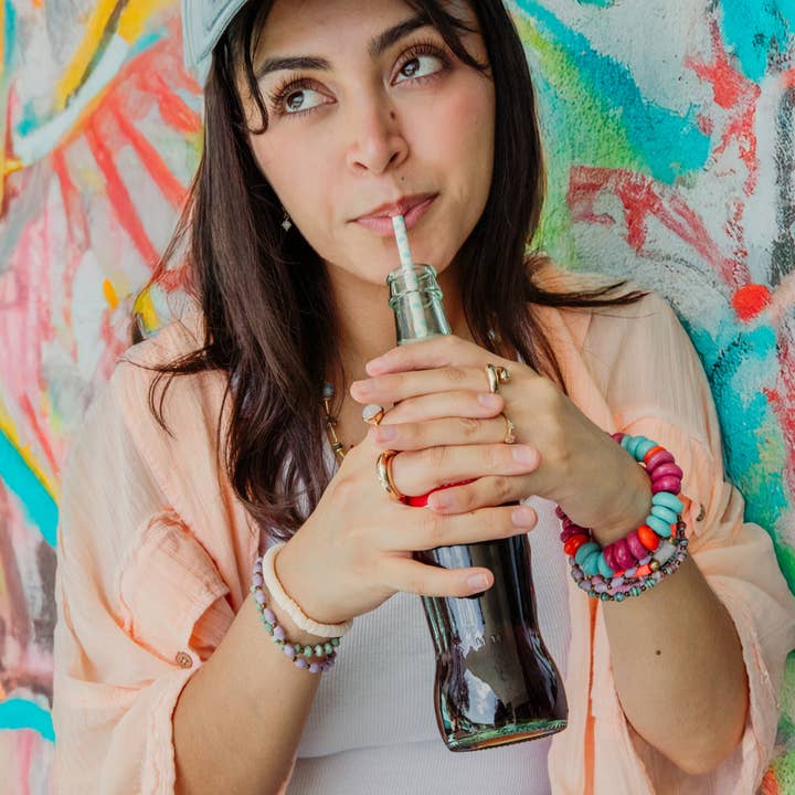 The Bead Project by TWOPU - Wholesale Beaded Bracelet - Chunky Glass Bracelet 8