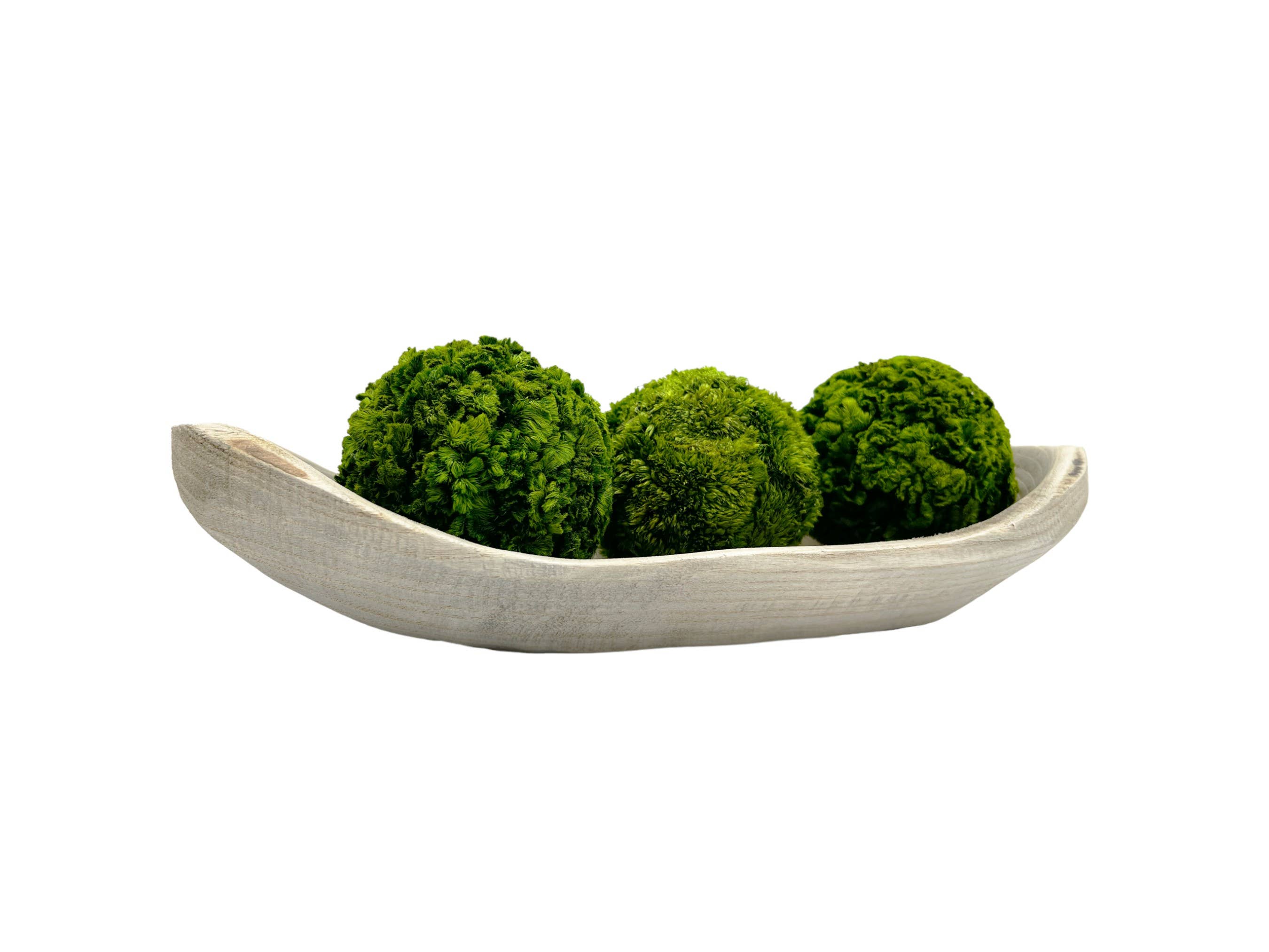 2626 Designs – wholesale Artificial plant – Box of 3 Preserved Cockscomb Topiary Balls Bowl Filler6