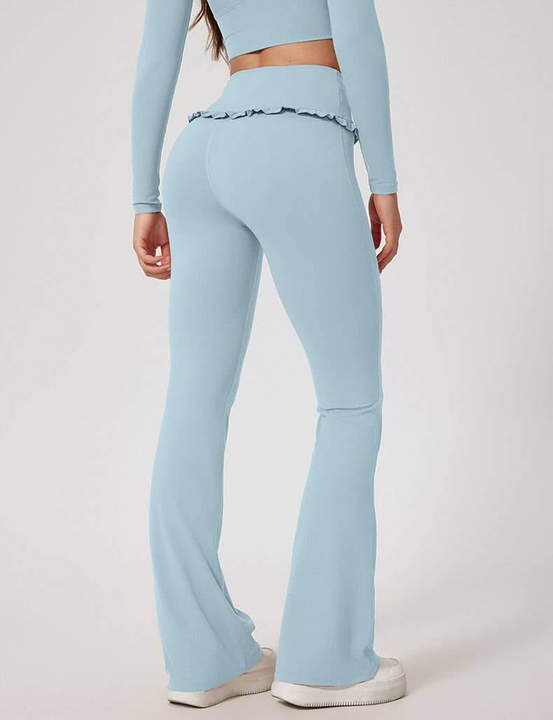 Crave by FW - Wholesale Athletic/Lounge Leggings - Women's - Yoga Flounce Flare Leggings3