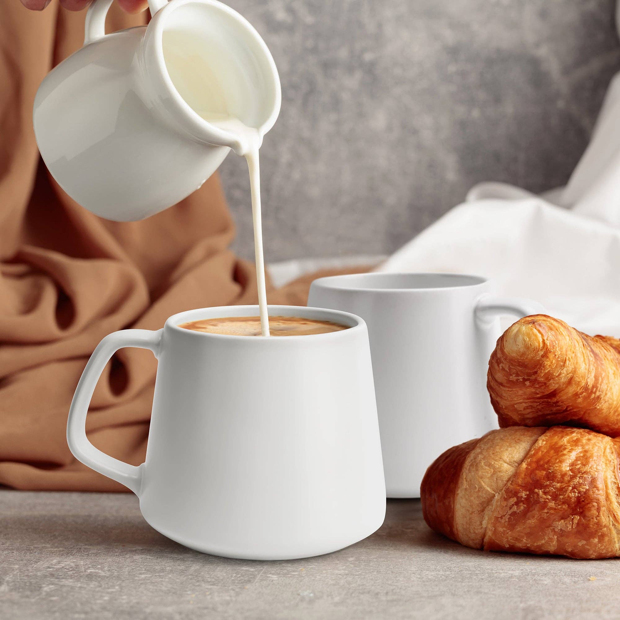 MIAMIO - Vente Tasse à café - Ensemble de 4 mugs à café luxe, 420 ml5