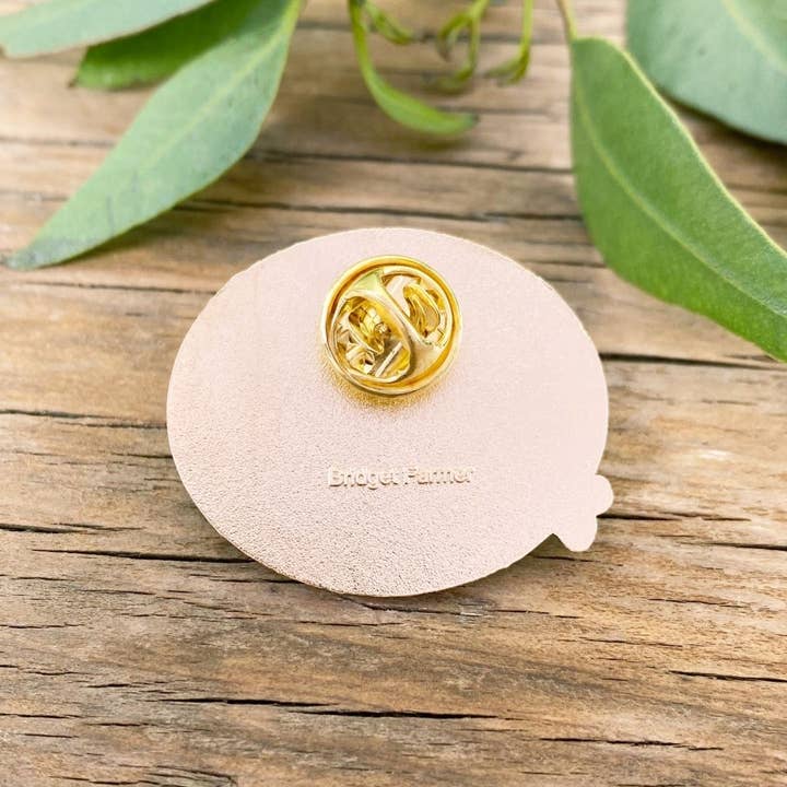 Bridget Farmer Printmaker - Wholesale Lapel pin/button - Certified Bird Nerd - Enamel Pin3