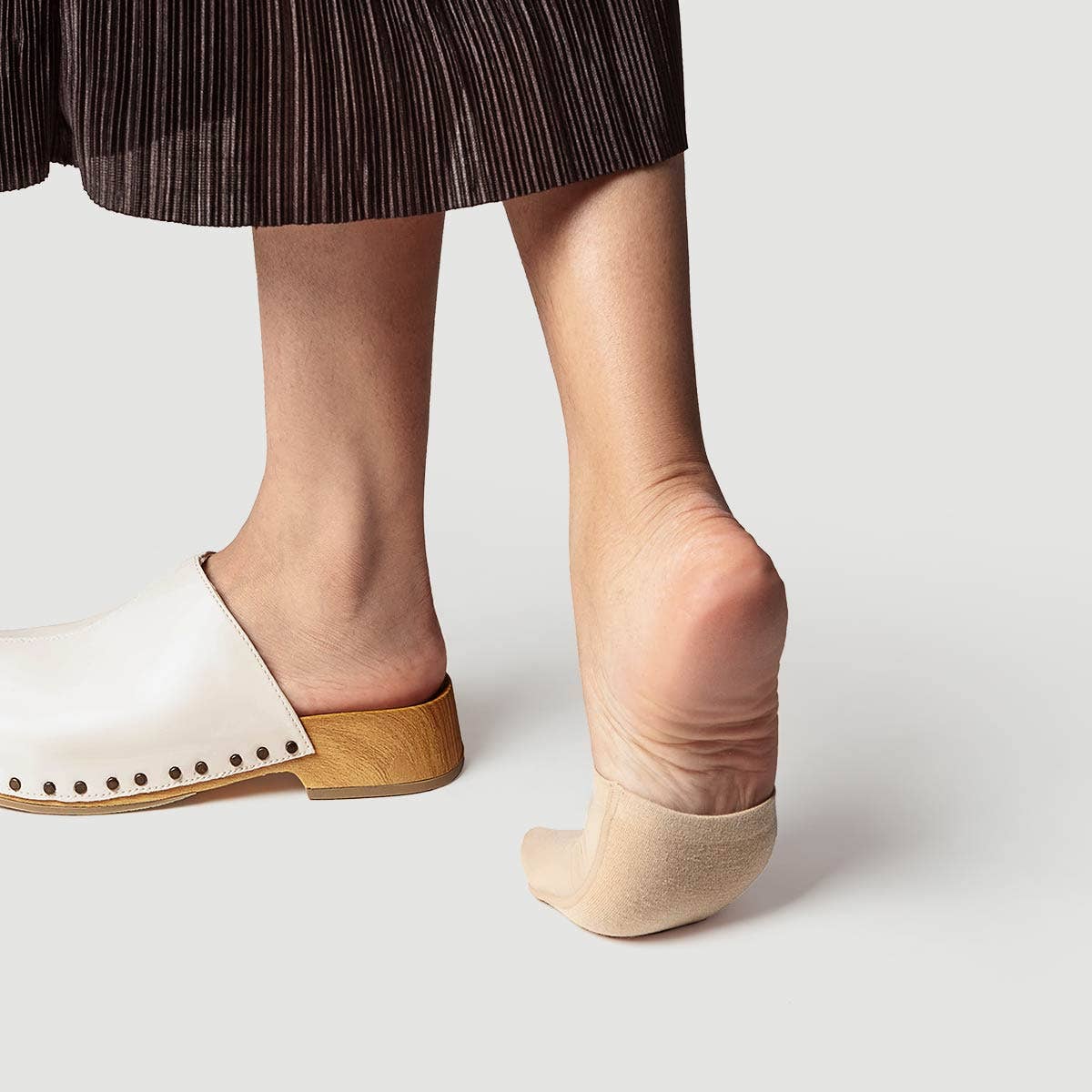 sheec socks - Wholesale Socks - Women's - Ultra Thin Toe Cover Half Socks | CREAM3