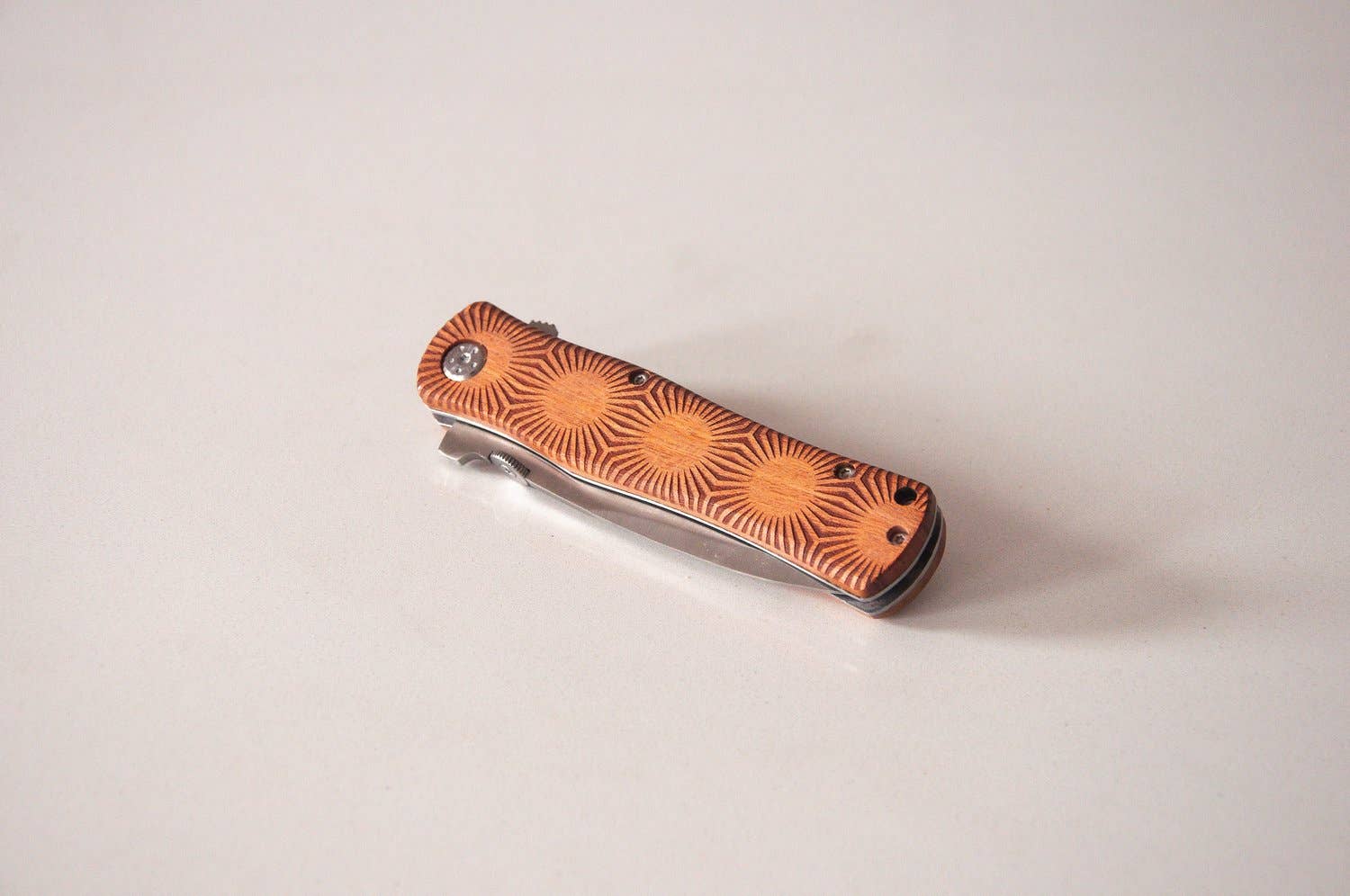 Lucca - Wholesale Pocket Knife/Holder - Rosewood Pocket Knife3