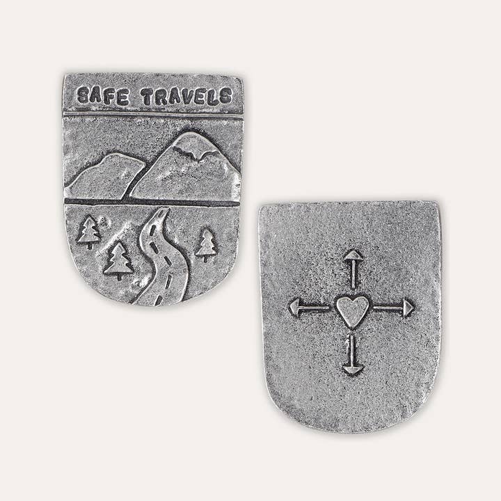 Kutuu – wholesale Keepsake coin/token – 'Safe Travels' Pocket Token