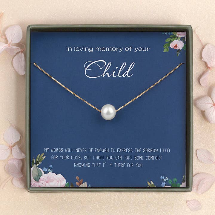 In Memoria Affettuosa del Tuo Bambino Collana di Perle - Set di Gioielli per la vendita all'ingrosso da parte di Anavia