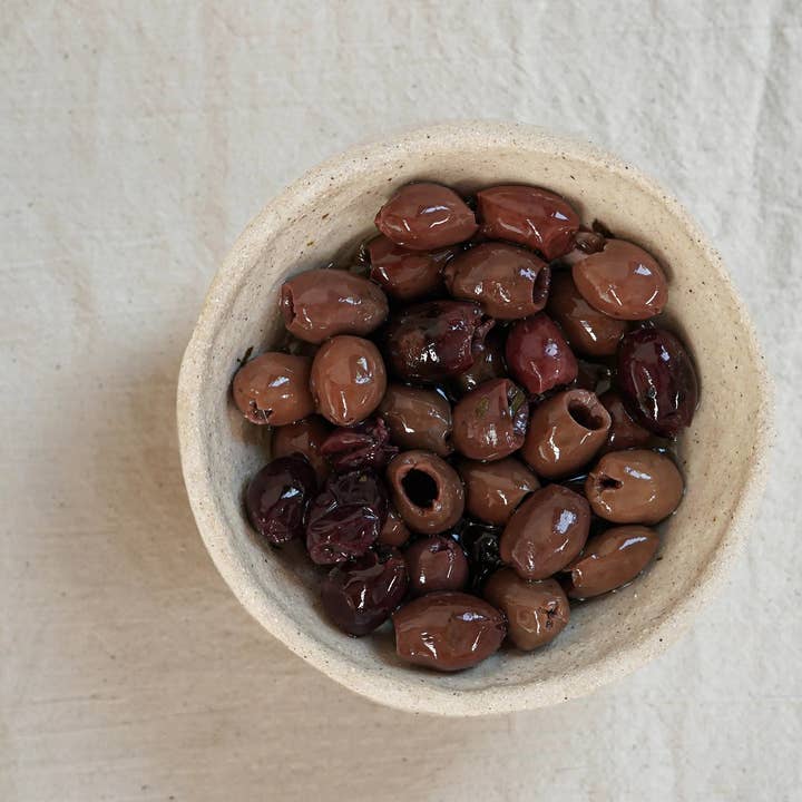 OLIO DI SERRA - Wholesale Olives - Pitted Rustic Peranzana Olives - Pitted "Rustic" Peranzana Olives in Olive Oil (280g)1