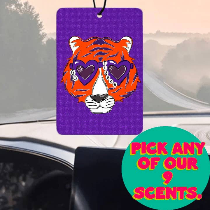 clemson tiger inspired mascot car freshies  for wholesale by on the Bayou