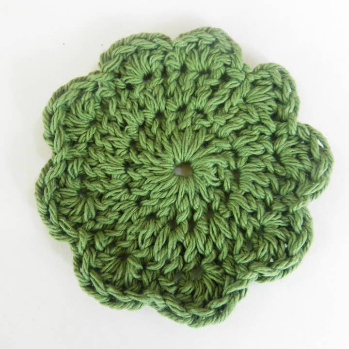 Clover Garden Crafts - Wholesale Wash Cloth - Cotton Crochet Floral Shape Face Scrubbies Makeup Removers2