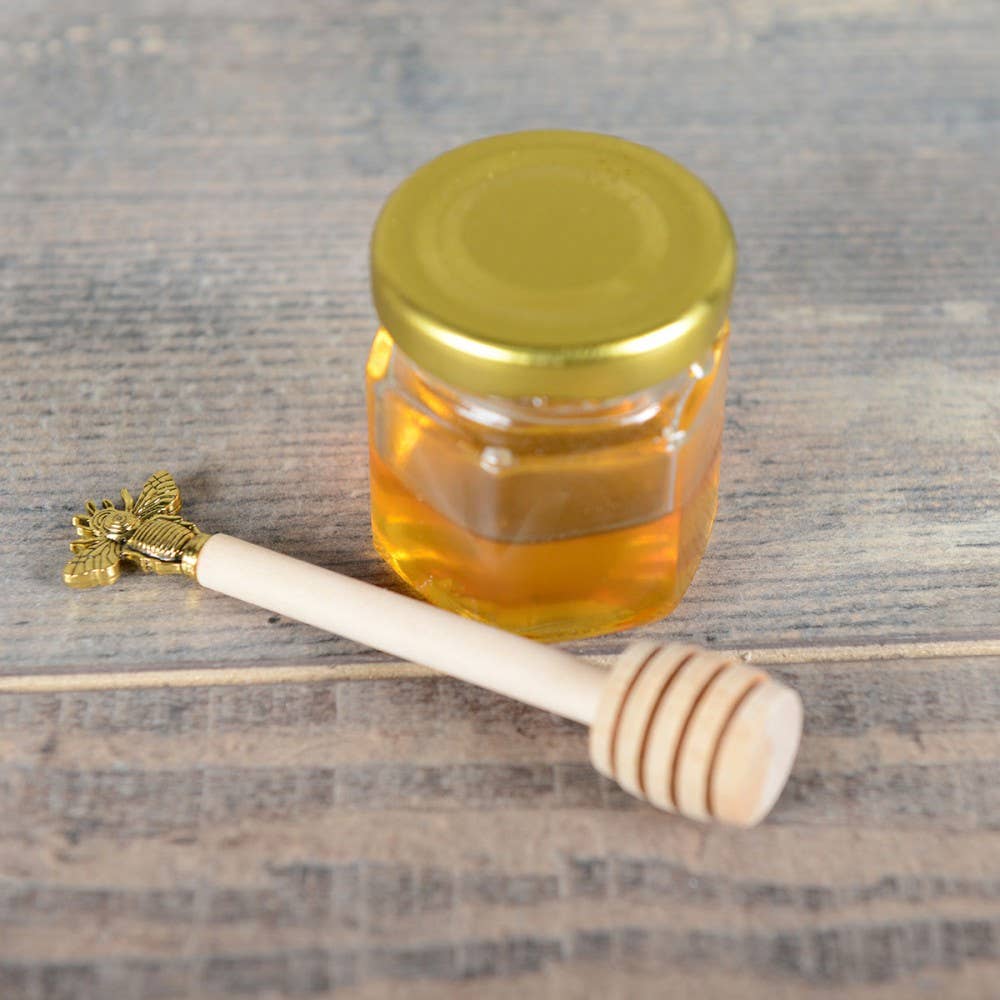 AULICA - Wholesale Honey Dipper - Golden bee honey spoon2