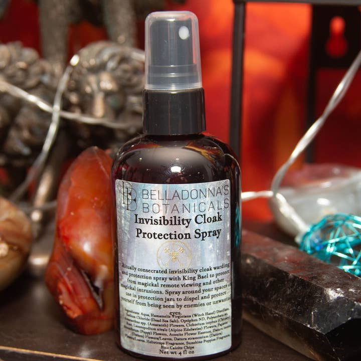 Spray protettivo Invisibility Cloak Warding per la vendita all'ingrosso da parte di Belladonnas Botanicals