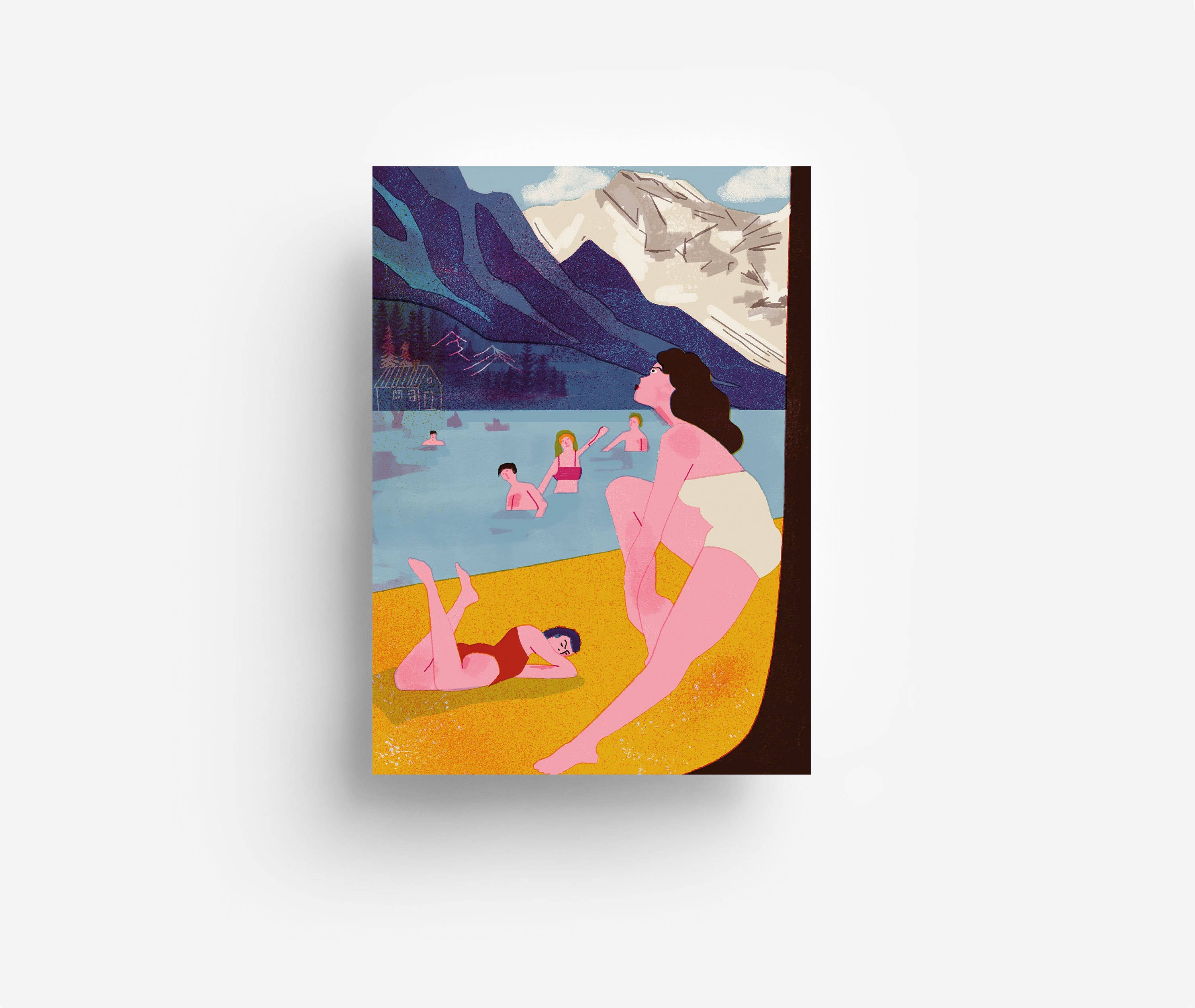 jungwiealt - Wholesale Postcard - Summer Lake Postcard DIN A6