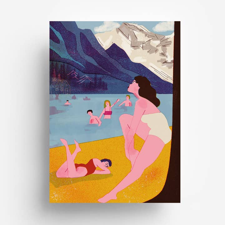 jungwiealt - Wholesale Postcard - Summer Lake Postcard DIN A60