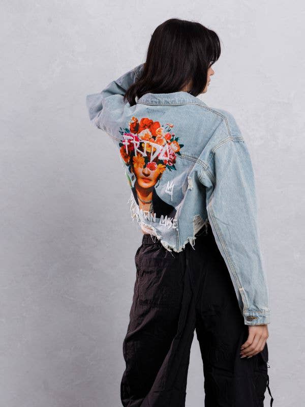 Trio Urban – wholesale Jeansjackor – Dam – Frida Muse Crop Jeansjacka