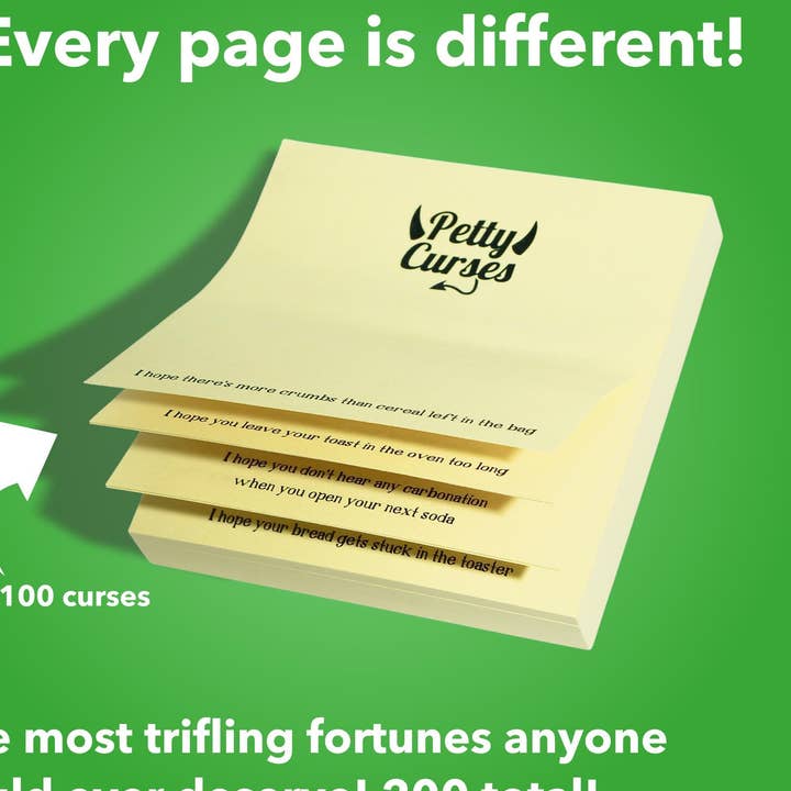 TRR Designs - Wholesale Sticky Notes - Funny Sticky Notes, Petty Blessings and Petty Curses0