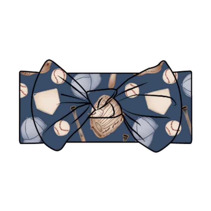 Bandeau réglable en bambou avec nœud - Grand Chelem pour la vente par Emi Lei