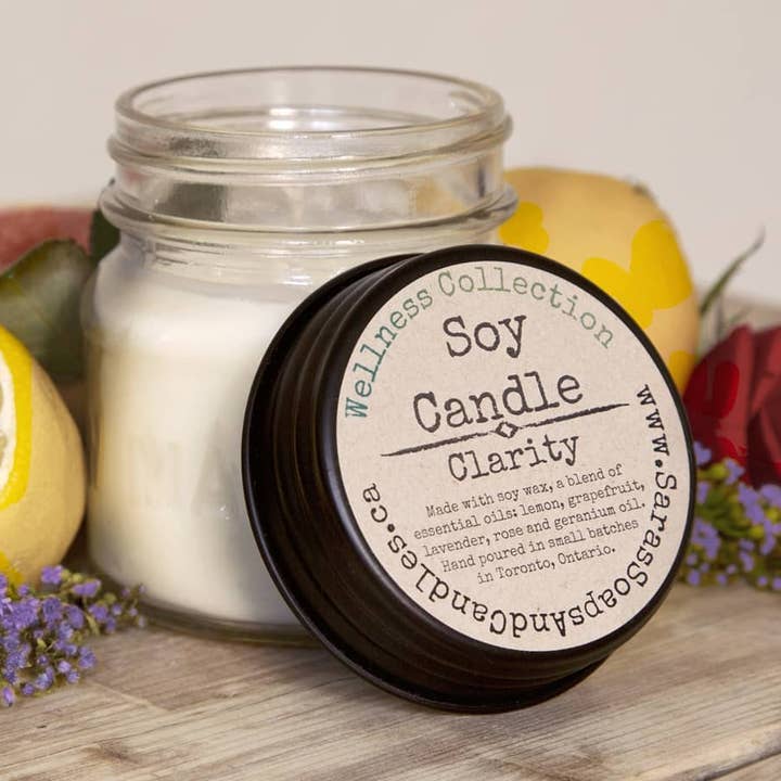 Clarity Soy Candle - 7.5oz for wholesale by Sara's soaps and candles