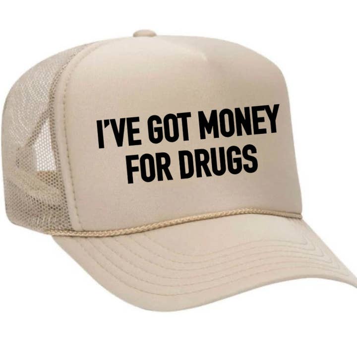 Inappropriate Trucker Hats - Vente Casquette de camionneur – unisexe - Casquette de camionneur I've Got Money for Drugs23