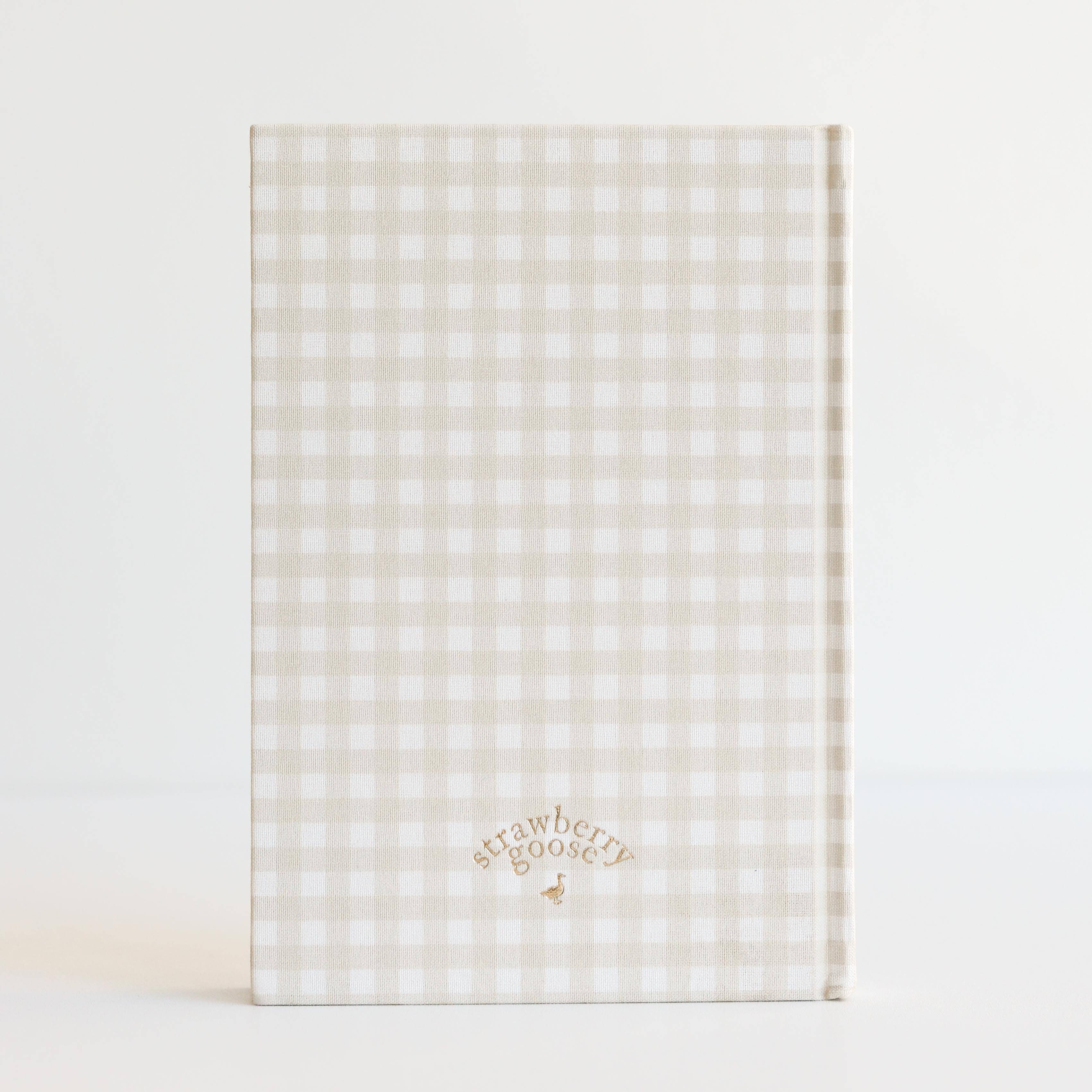 Strawberry Goose - Wholesale Journal/Diary - Gingham Journal1