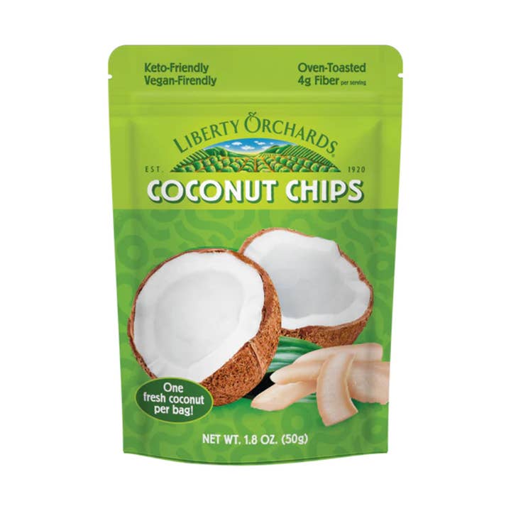 I Got Your Candy – wholesale Chips – Liberty Orchards Rostade Kokoschips Peg-påse 1,8 oz - 6 st0