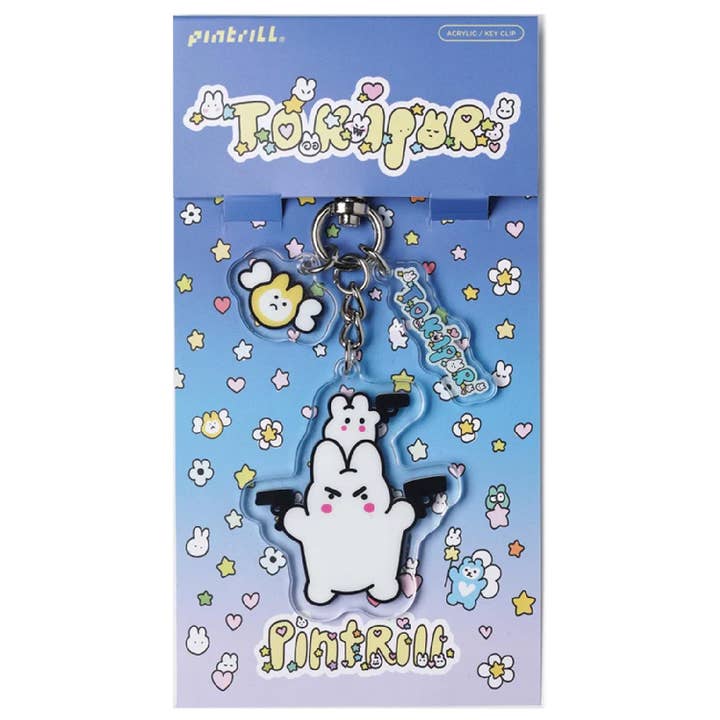 PINTRILL - Wholesale Keychain - Unisex - Bunny Stack Keychain