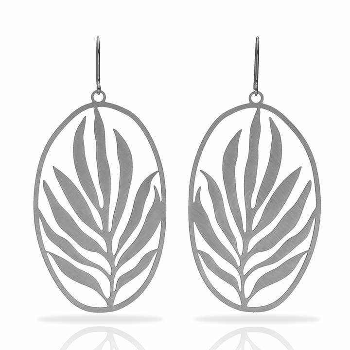 Grote Ovale Tropische Hanger Zilver Bad voor wholesale door RAS