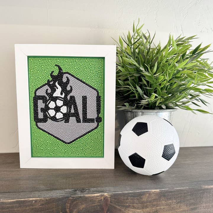 Soccer Diamond Art Kit for wholesale by Addison Lane Designs Inc.