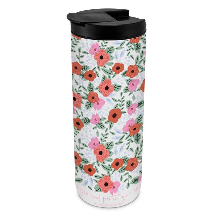 LCP Gobelet Floral Que Le Seigneur Vous Bénisse pour la vente par Dicksons